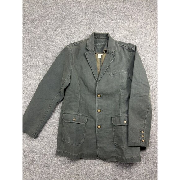 Territory Ahead Jacket Men's 42R Gray Tailored Fit Double Vented Blazer Pockets - Picture 1 of 7
